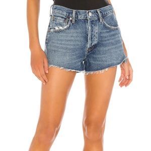 Agolde Parker jean shorts in Lowkey size 25